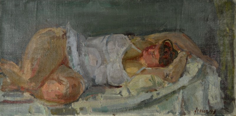 Femme couchée, 1943