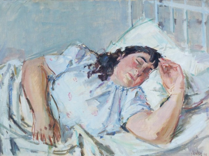 Schlafende Frau, 1949