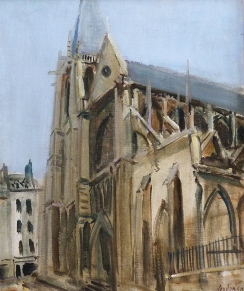 Kirche, Saint Séverin, Paris 1969