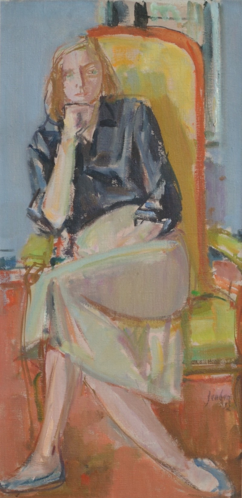 Porträt einer sitzenden Frau, 1952
