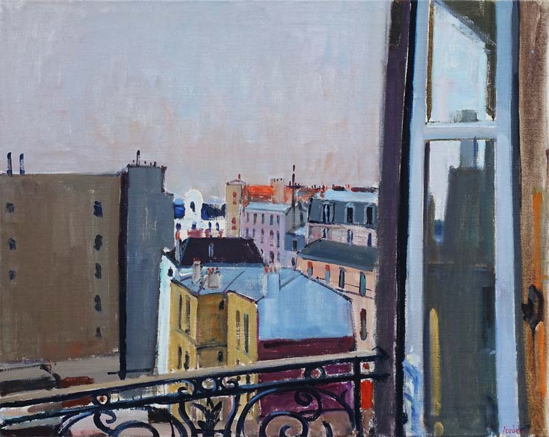 La Cour - Blick aus dem Küchenfenster, 1964