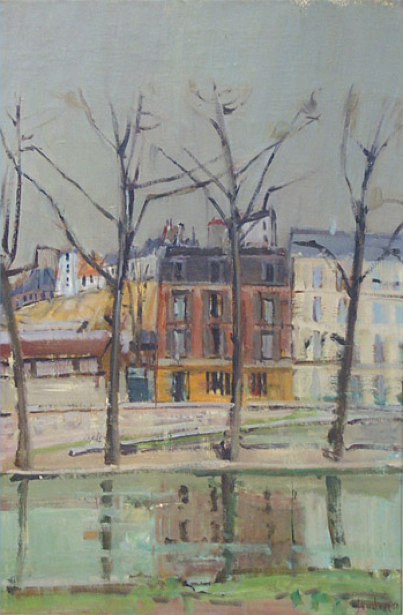 Häuser an der Seine, 1950