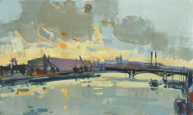 Seinebrücke in Paris, 1988