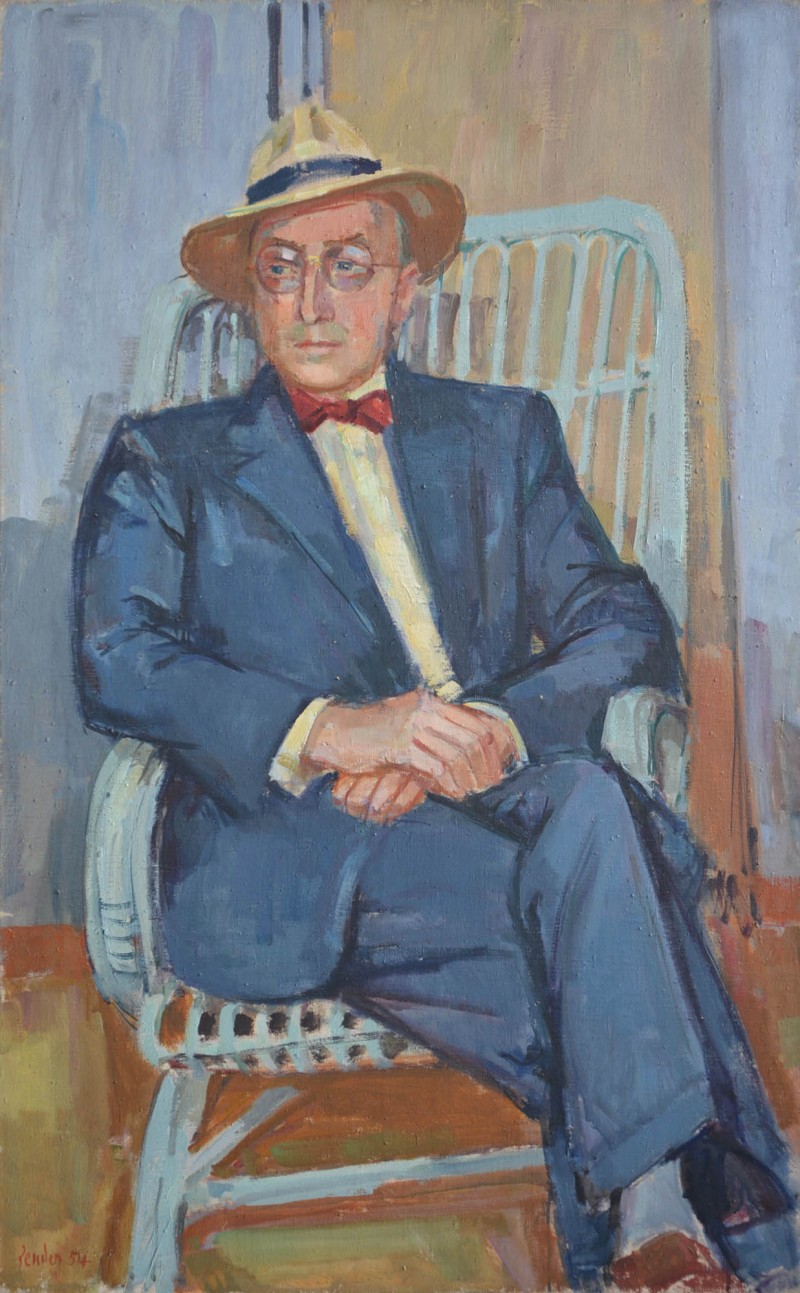 Porträt von Walter Scheuchzer, 1954