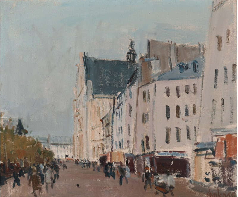 St. Eustache, 1968. Öl auf Leinwand