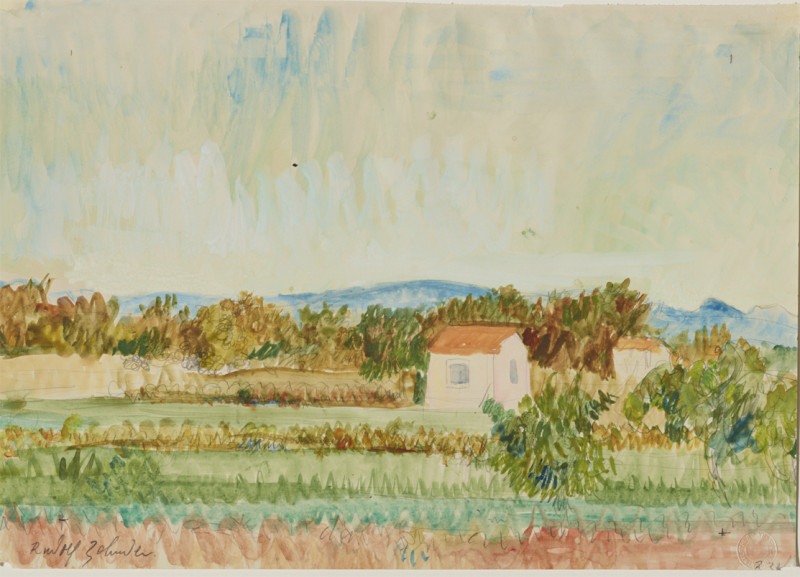 Landschaft mit Häusern bei Paris, ca. 1929