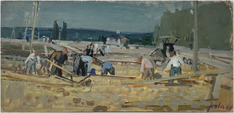 Feldarbeit, 1949