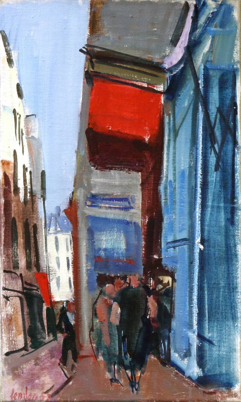 Strassenszene in Paris, 1962