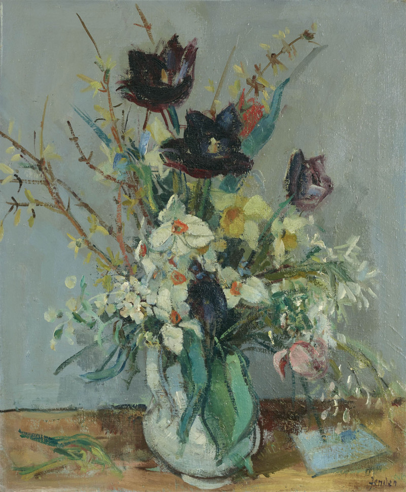 Narzissen und Tulpen, 1941