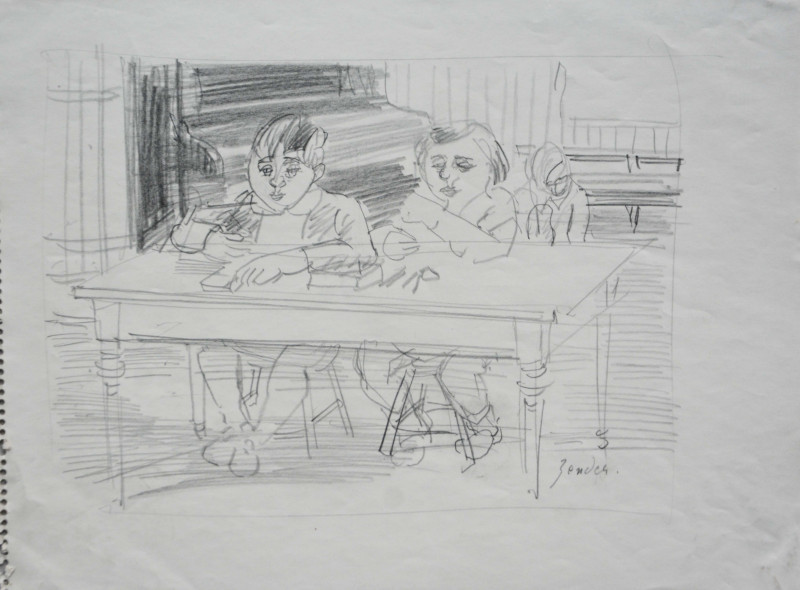 "Kinderpartner" und "zeichnende Kinder"