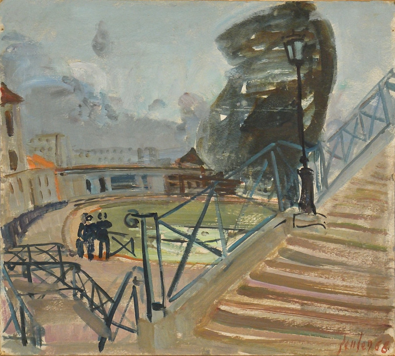 Am Wasser, verso Ährenfeld, 1968