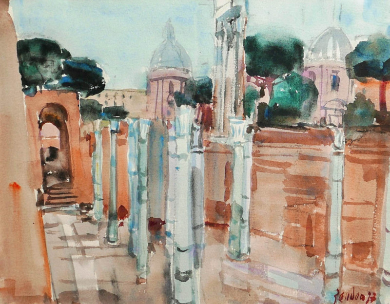 Forum Romanum, Rom, 1977