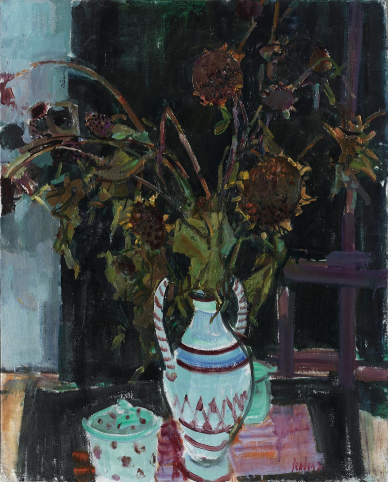 Abgeblühte Sonnenblumen, 1973