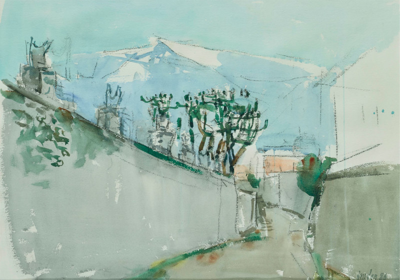 Die Mauern des Collegio II (Ascona), 1986