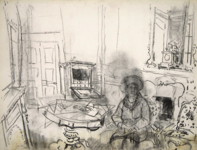 La comtèsse de C. au salon