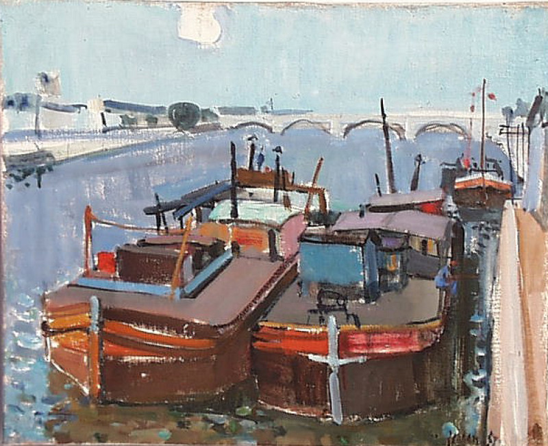 Les Chalands à quai, 1967