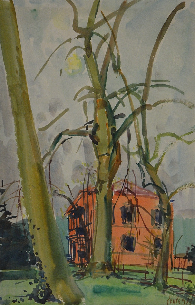 Rotes Haus in Richterswil, 1973