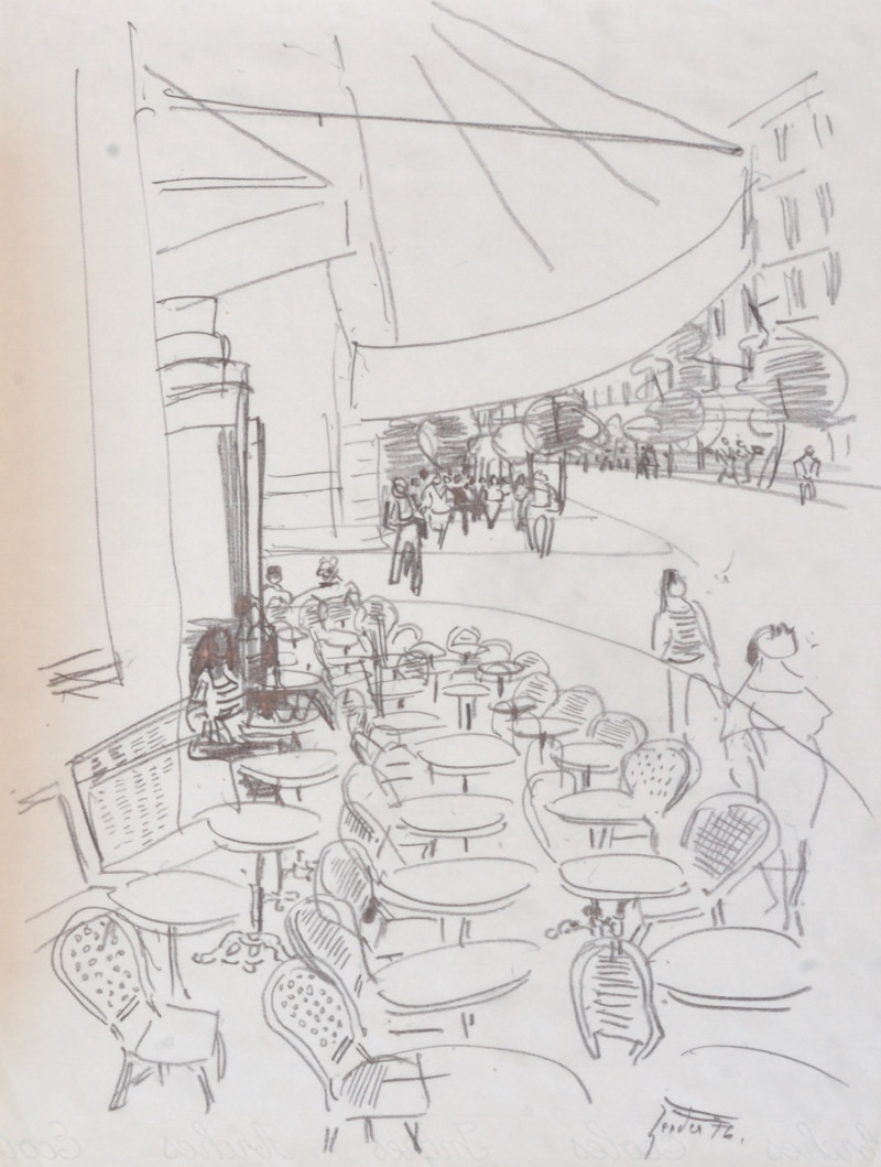 Im Strassencafé, 1976