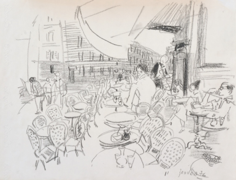 Im Strassencafé, 1976