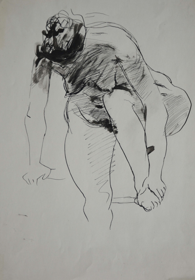 Stehender weiblicher Akt