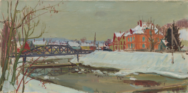 Winter an der Töss, 1944