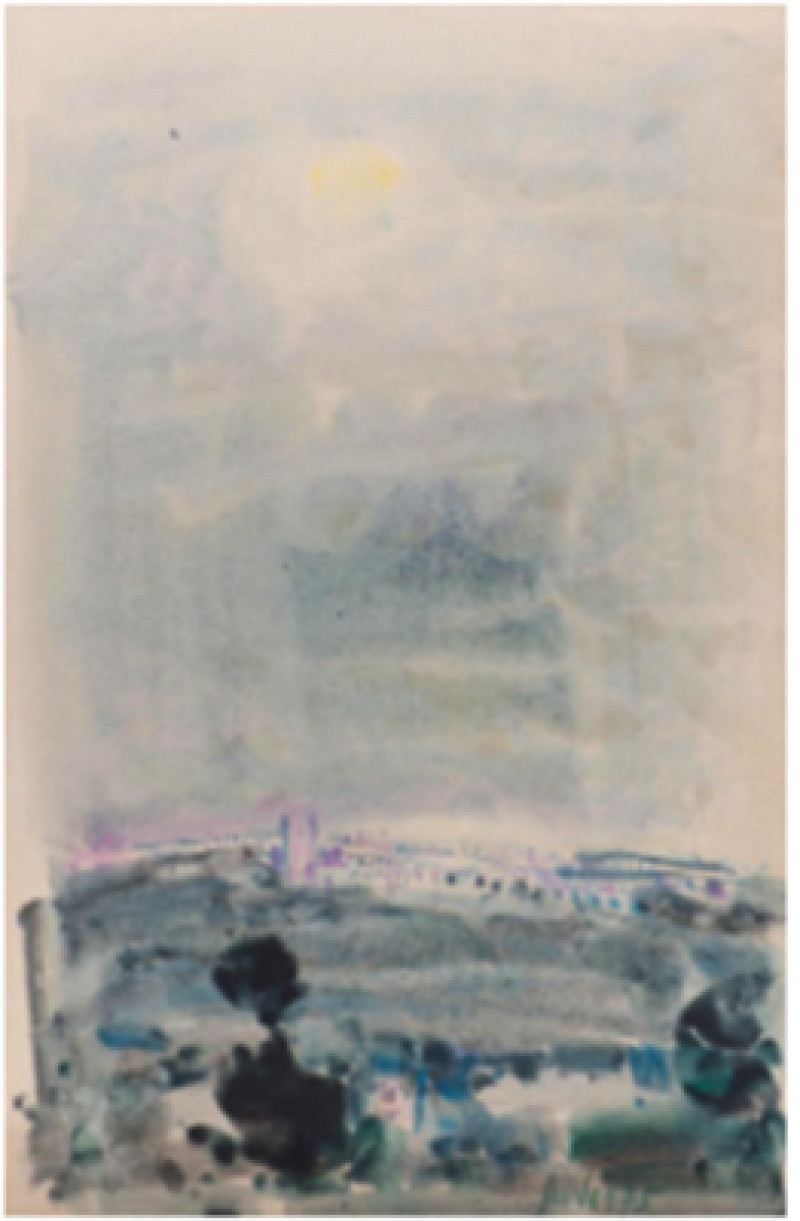 Paysage d'Italie, 1975.