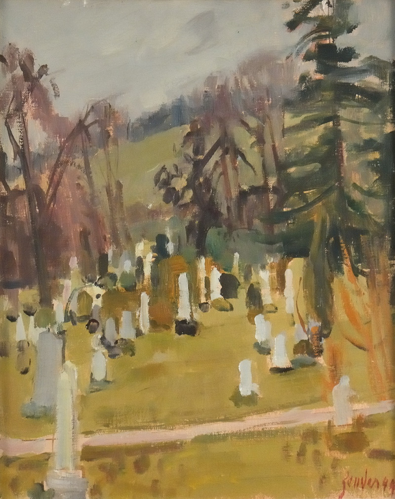 Der alte Friedhof Winterthur, 1944