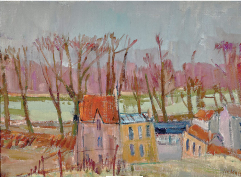 La Marne en crue, 1965