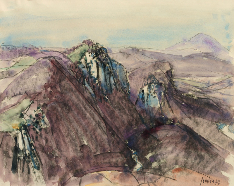 Toskana-Landschaft, 1977