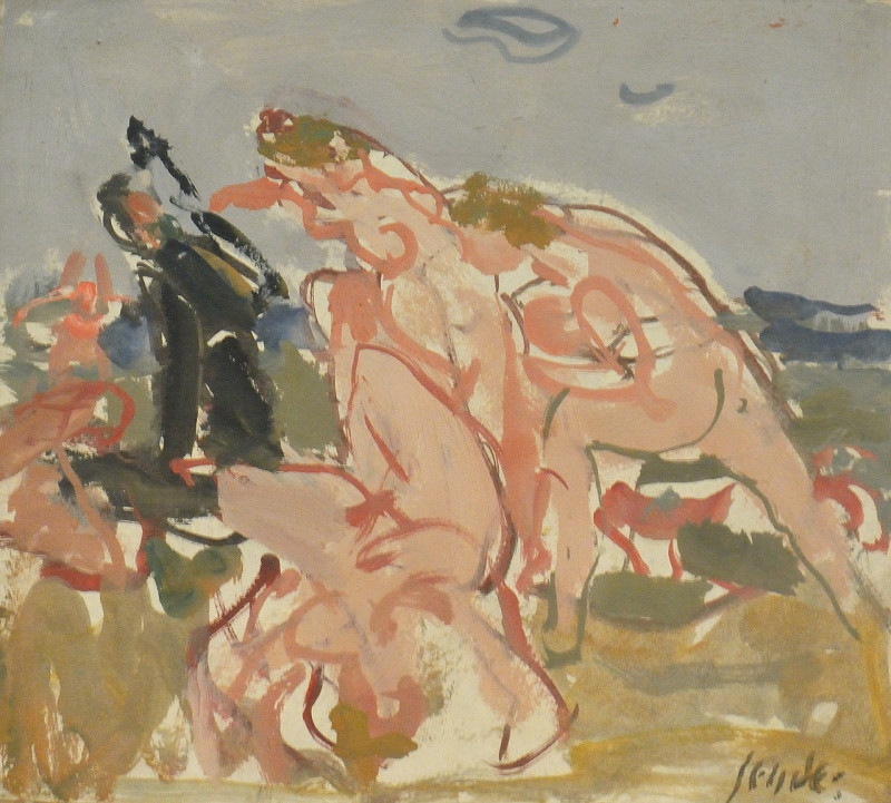 Skizze zum Heiligen Antonius