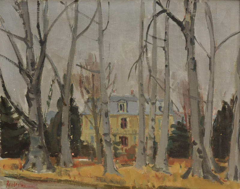 Die gelbe Villa, 1945.