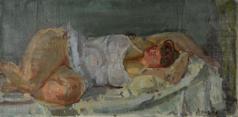 Femme couchée, 1943