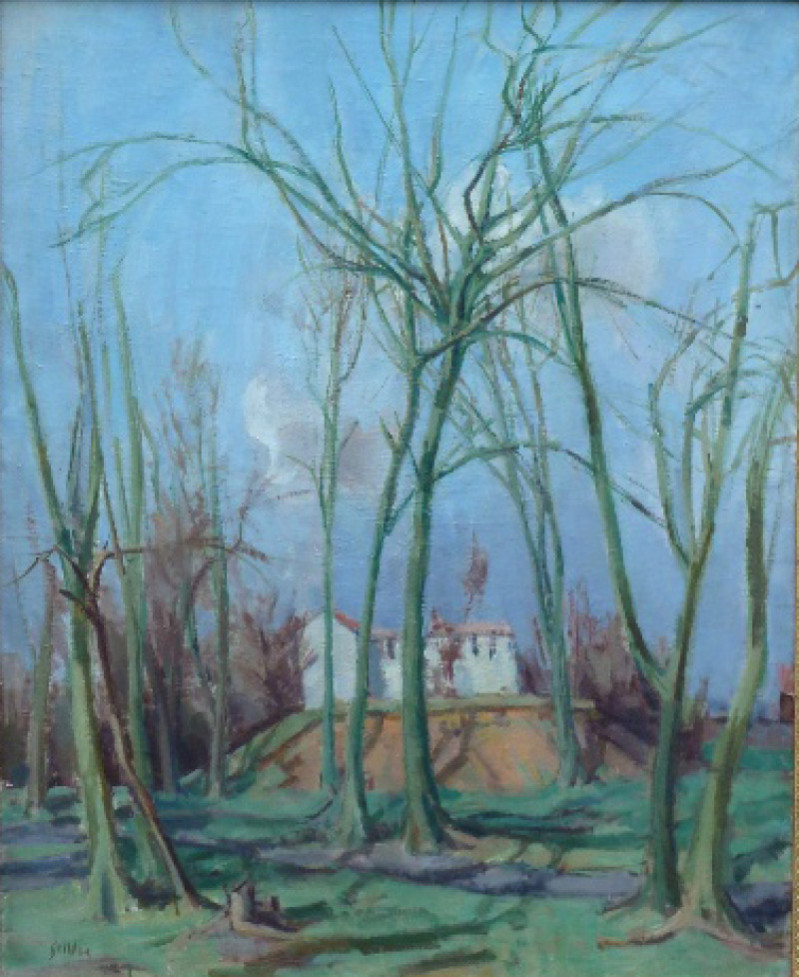 Parklandschaft mit Herrschaftshaus