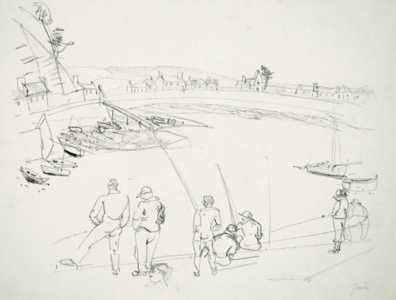 Fischer in der Bucht