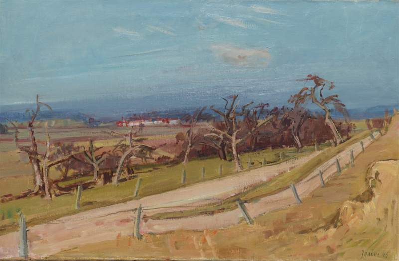 Vorfrühling bei Hegi, 1945