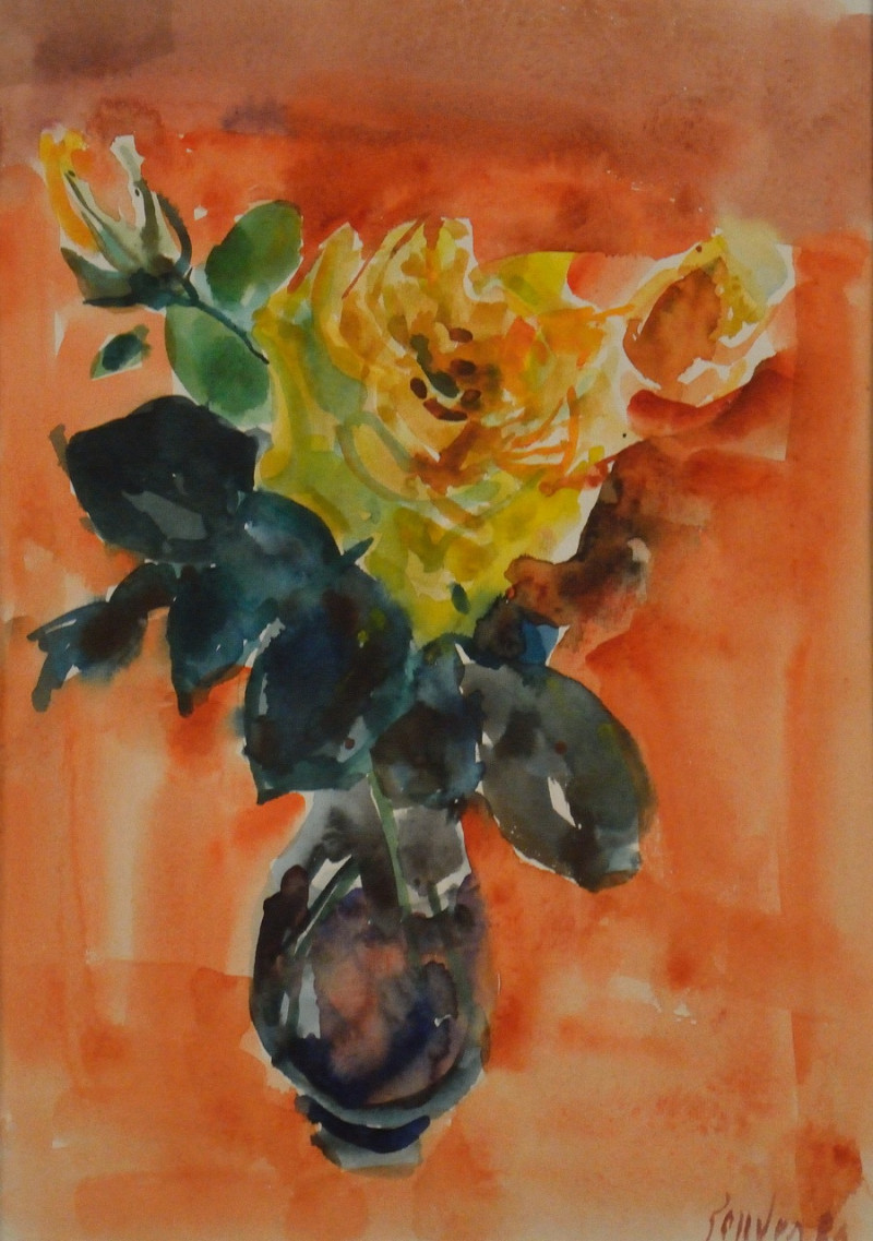 Stillleben mit Rosen, 1986