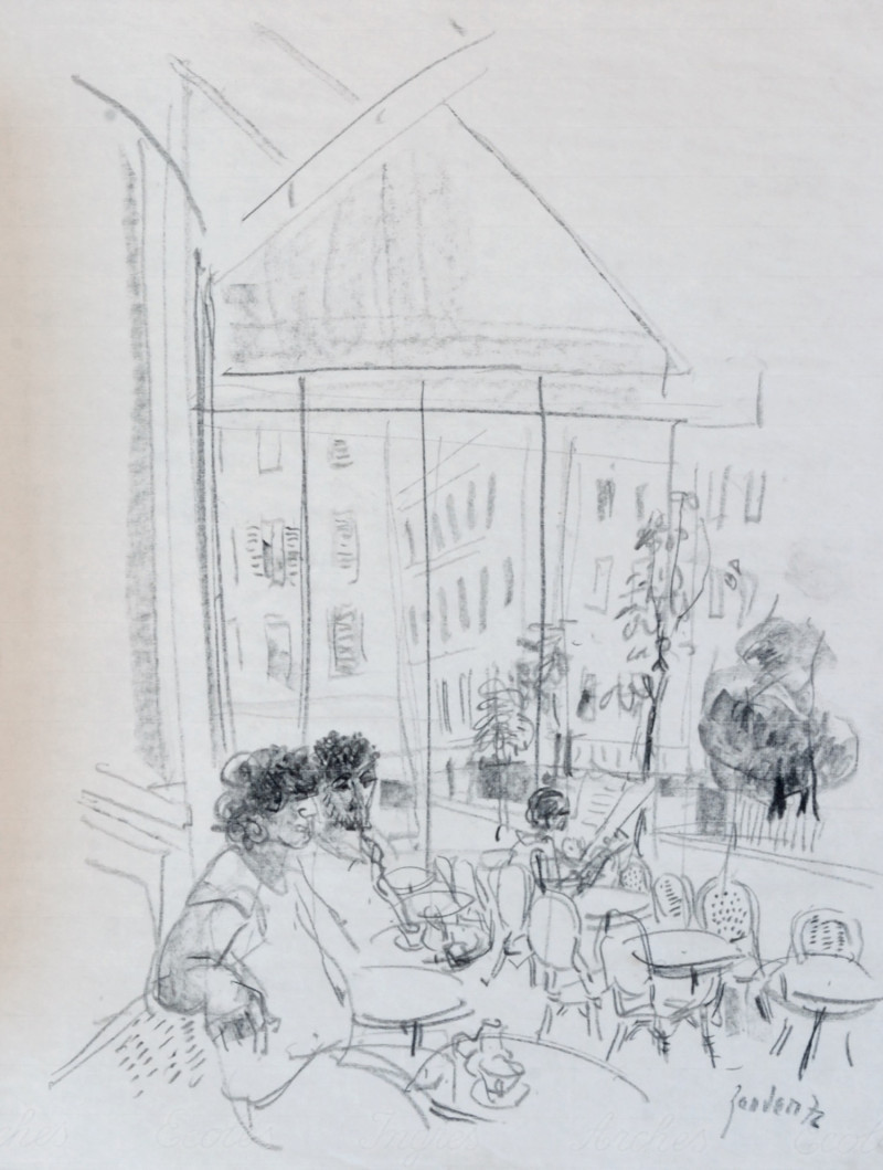 Im Strassencafé, 1972