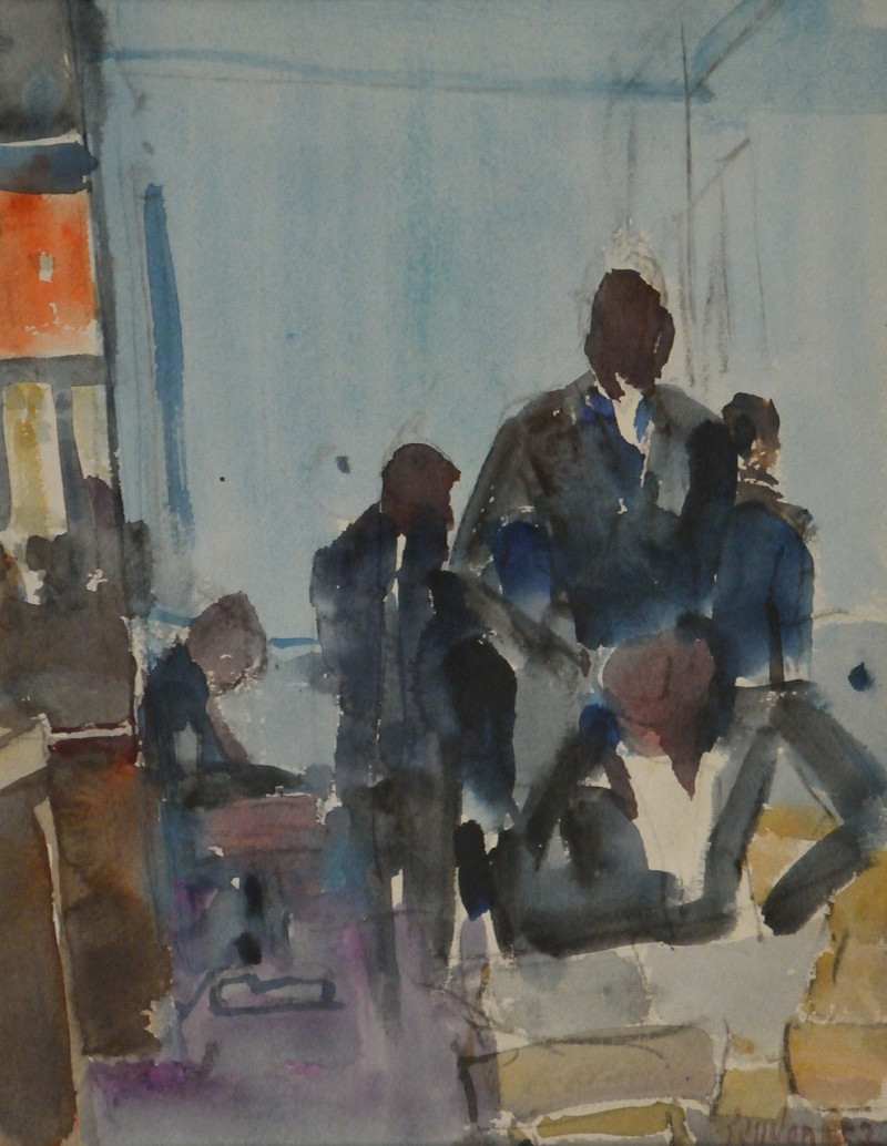 Figuren im Lesesaal, 1982