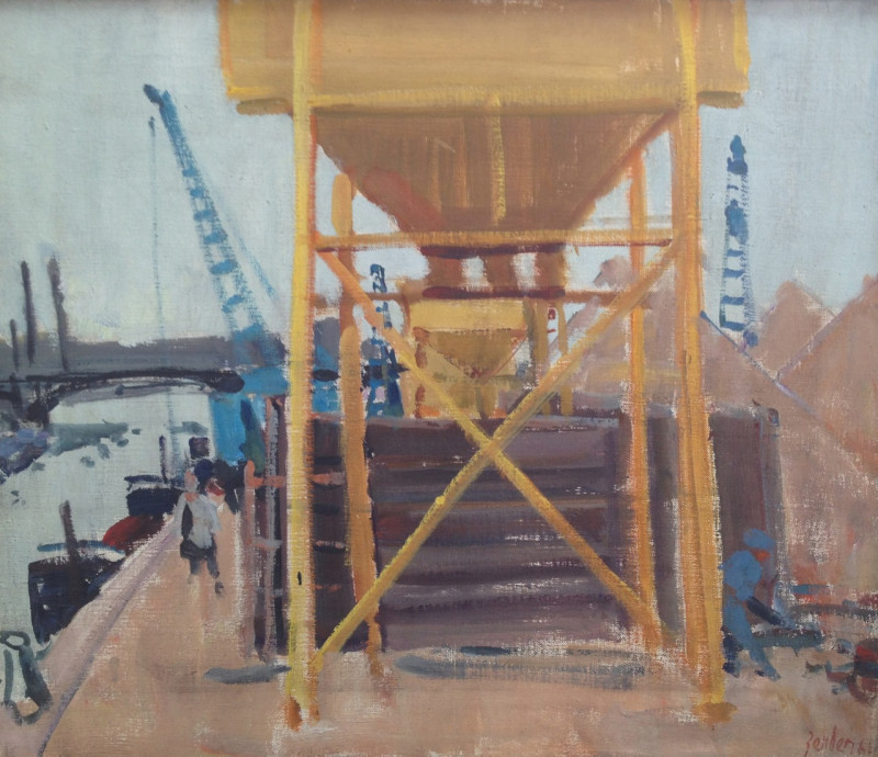 Les installations du pont, 1961